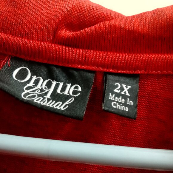 "Onque Casual", Snowman/Holiday/Christmas Long Sleeved, Ladies Top - Picture 2 of 4